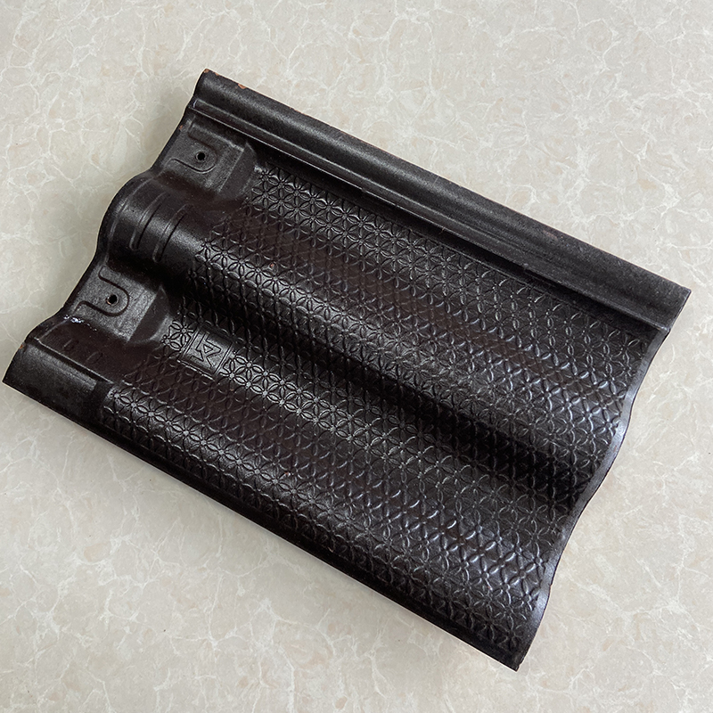 Черная серая глазурованная межзамковая черепица 300мм x 400мм.3